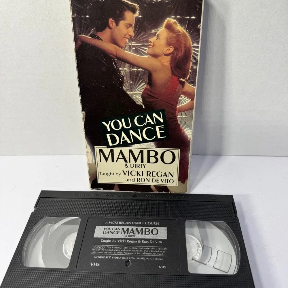 You Can Dance Mambo & Jitterbug Swing Vintage VHS 1989‎ Vicki Regan Ron DeVito